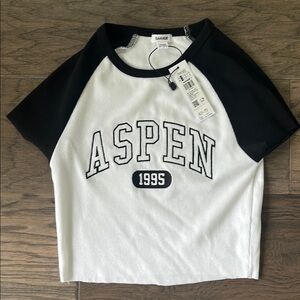 Garage Black and White Aspen T-Shirt